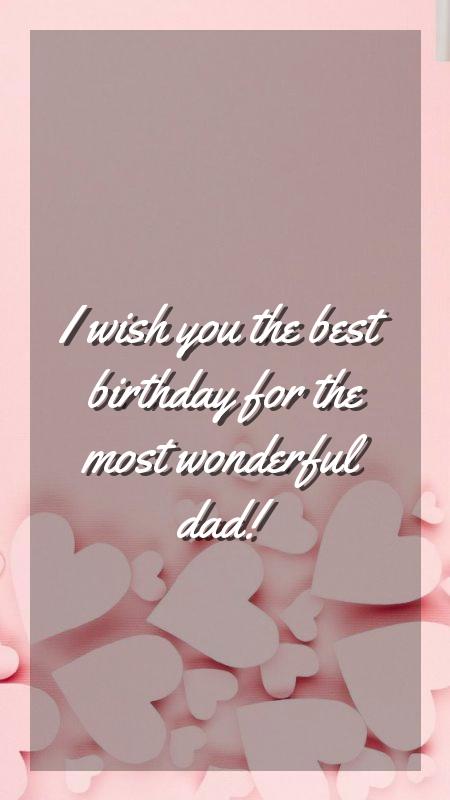 birthday wishes with father